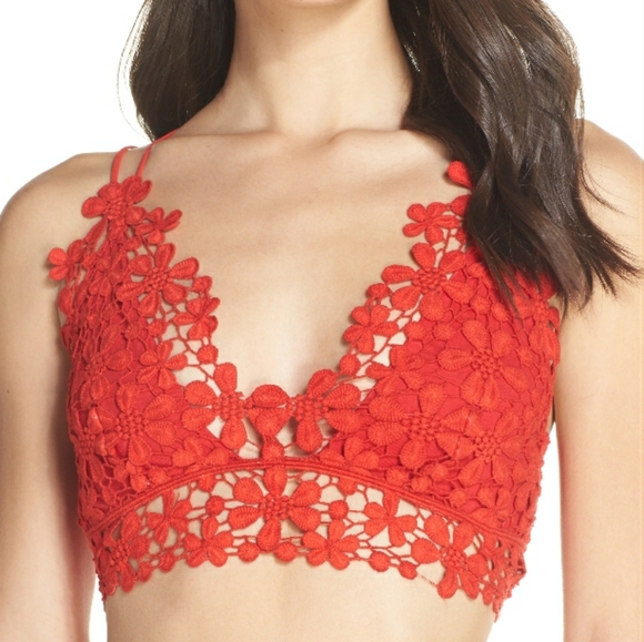 Free People Miss Dazie Crochet Lace Bralet… - Picture 3 of 16